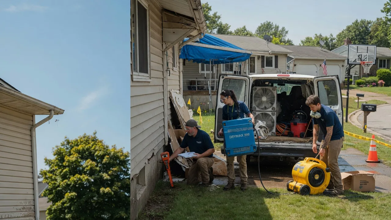 Ceiling Leak Cleanup in Stonington, IL near me